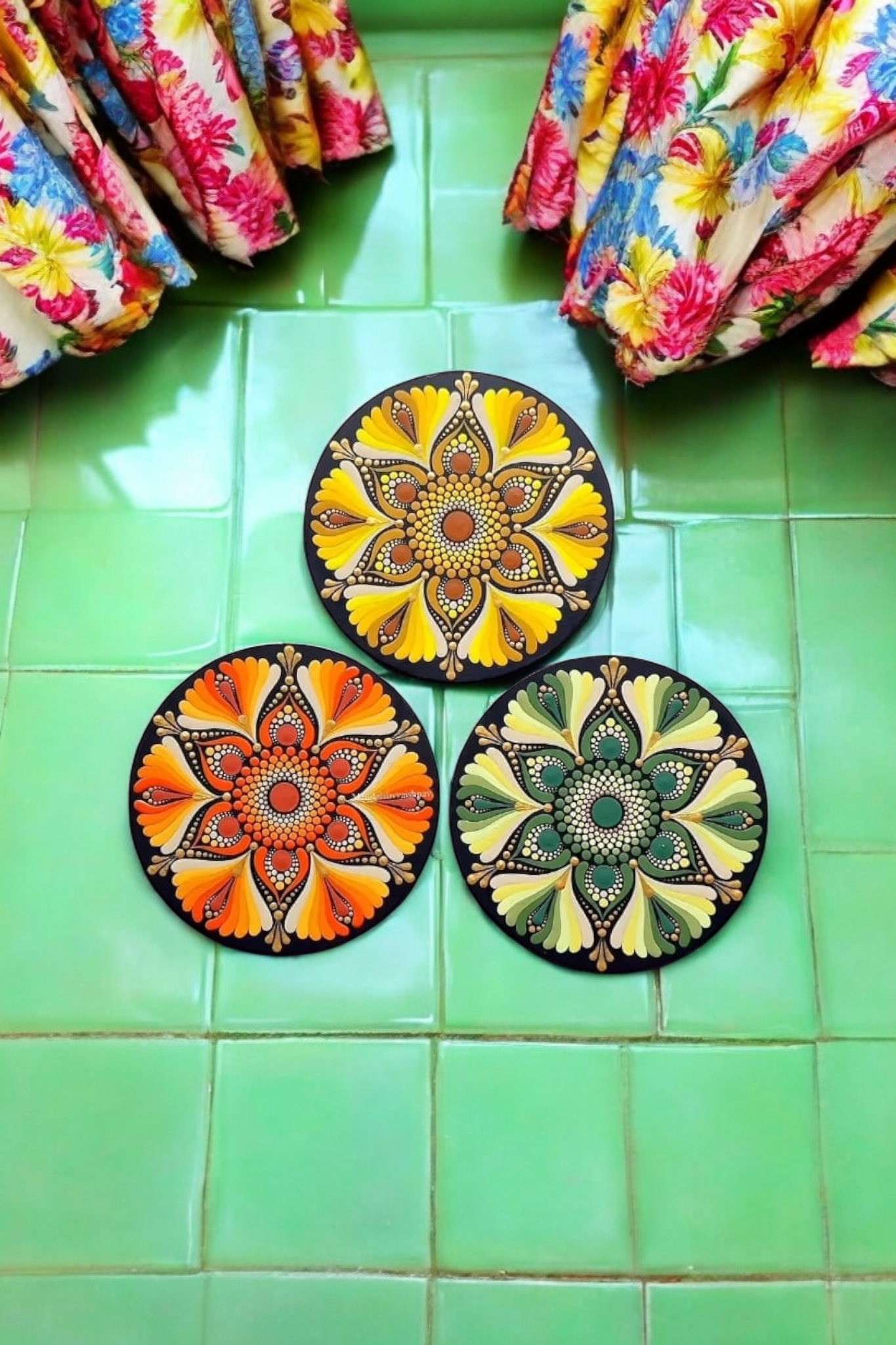 Autumnal Harmony Coasters