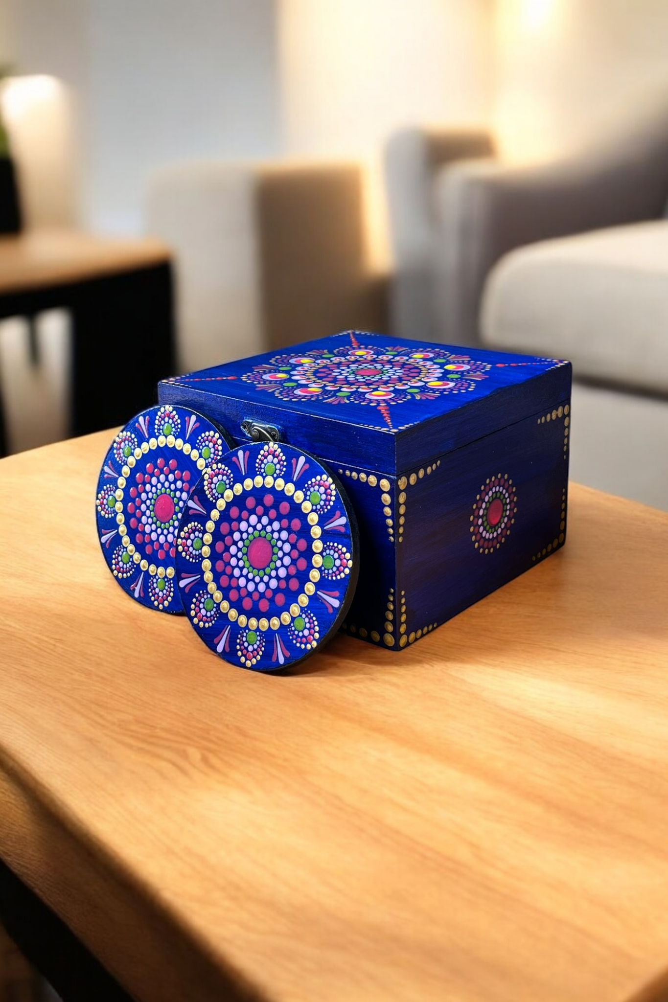 Cosmic Harmony Coasters & Box Set