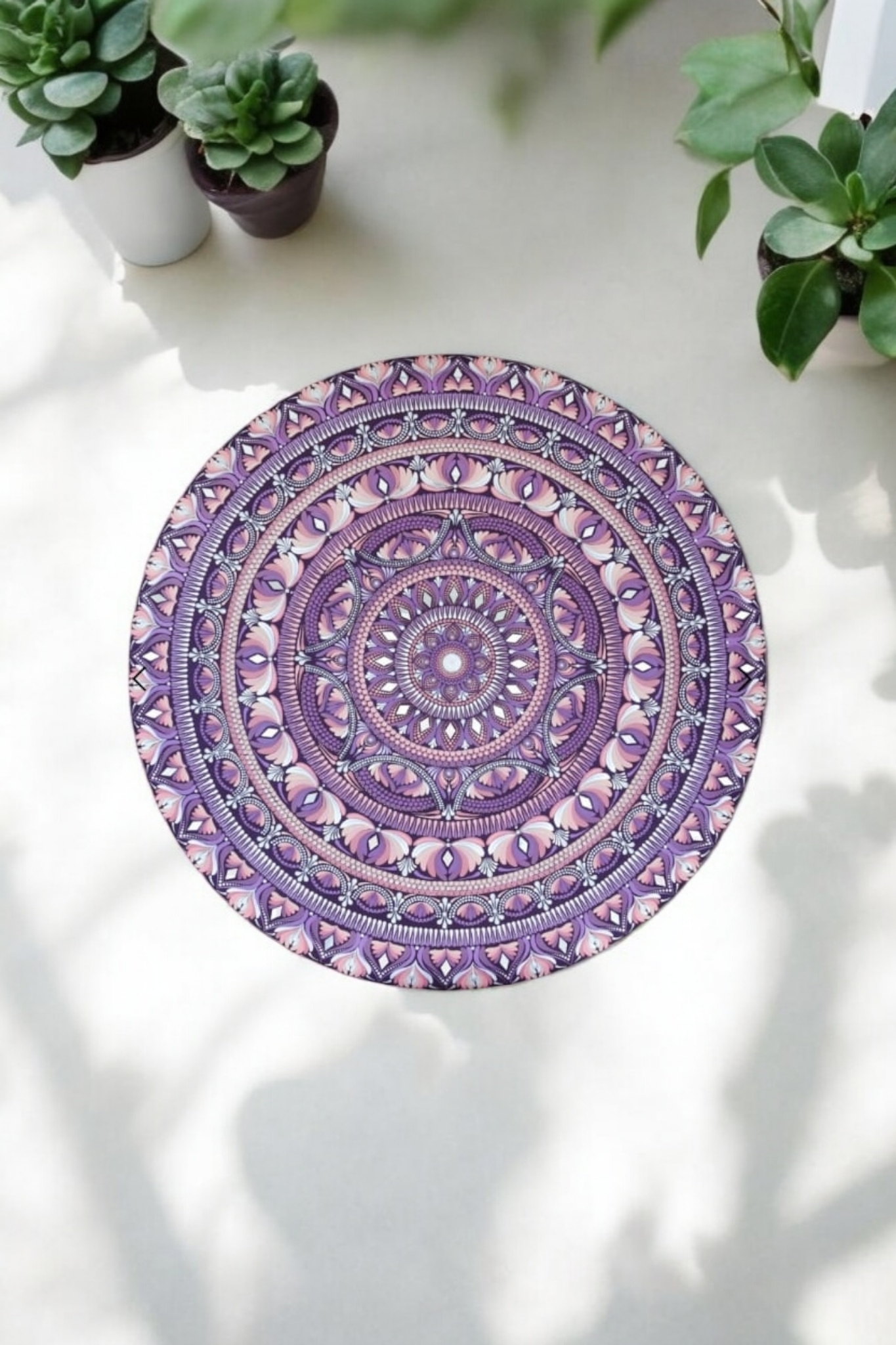 Lavender Serenity Mandala