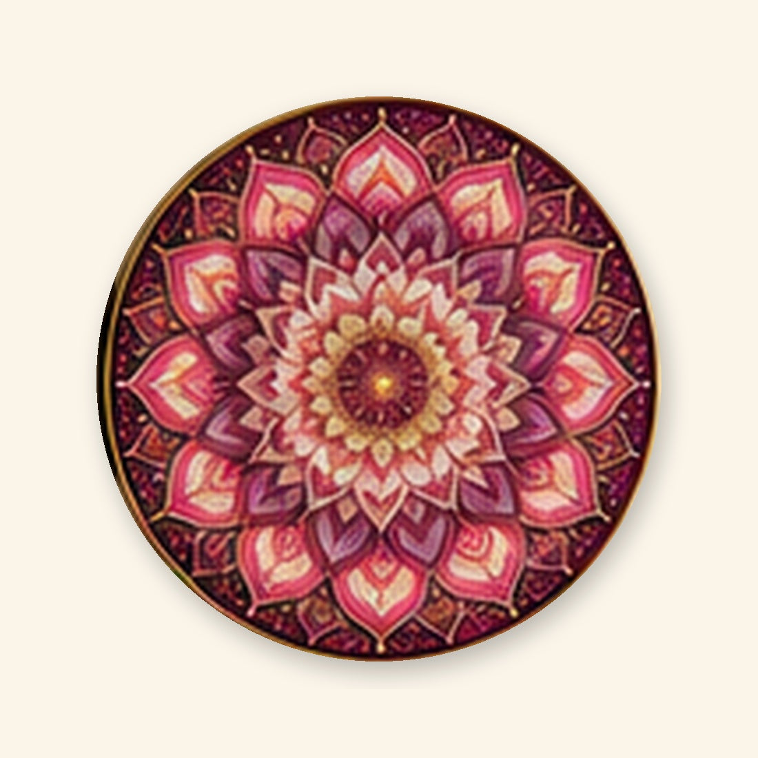 Blissful Bloom handcrafted mandala