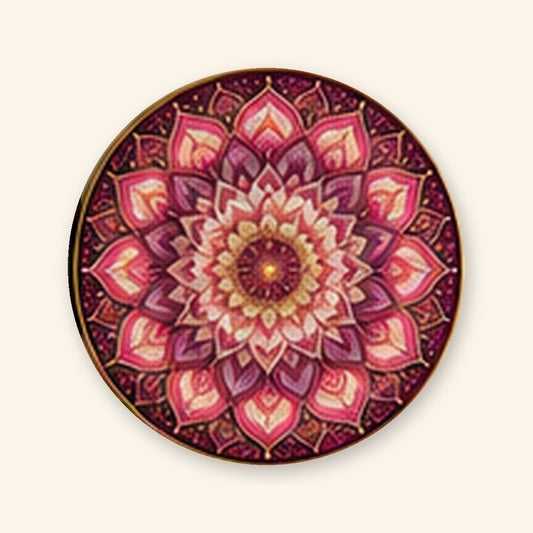 Blissful Bloom handcrafted mandala