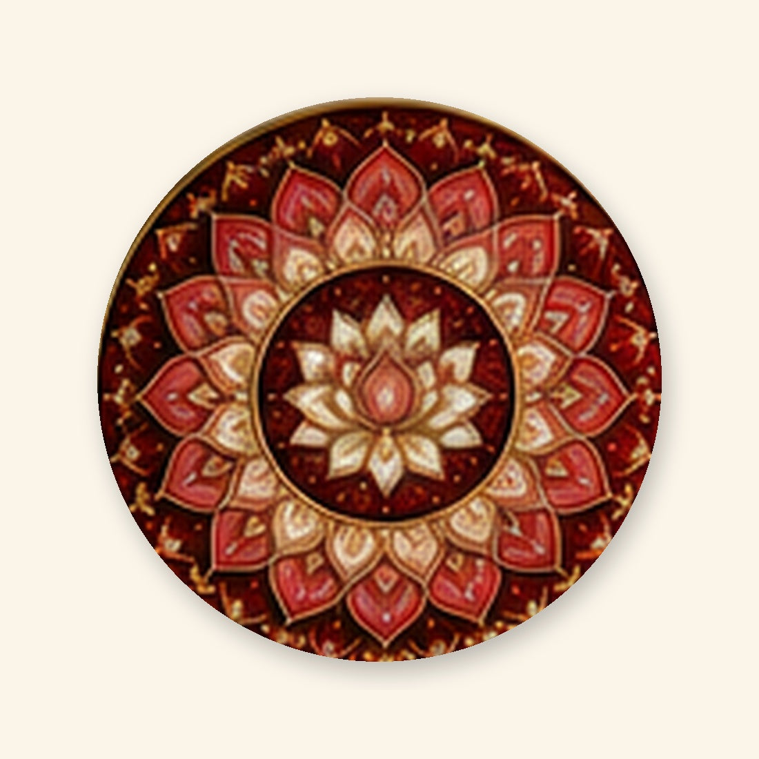 Divine Shakti handcrafted mandala