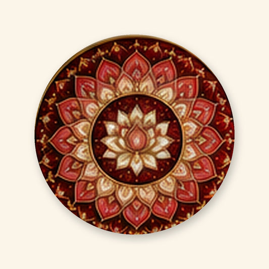 Divine Shakti handcrafted mandala