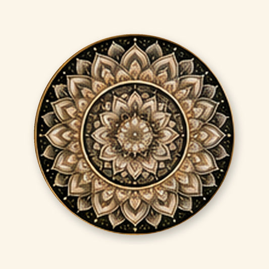 Timeless Balance handcrafted mandala
