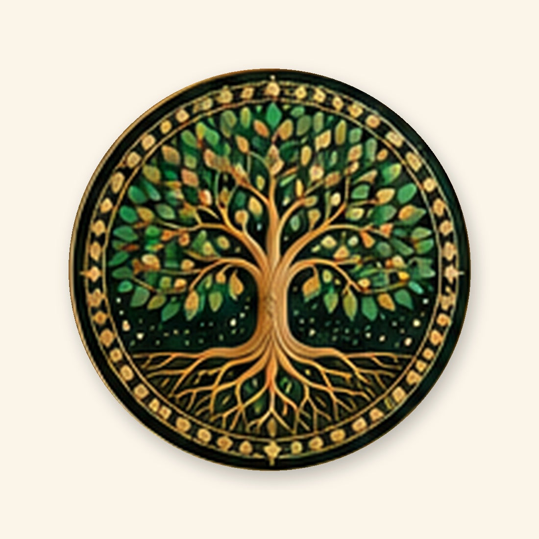 Tree of Life handcrafted mandala